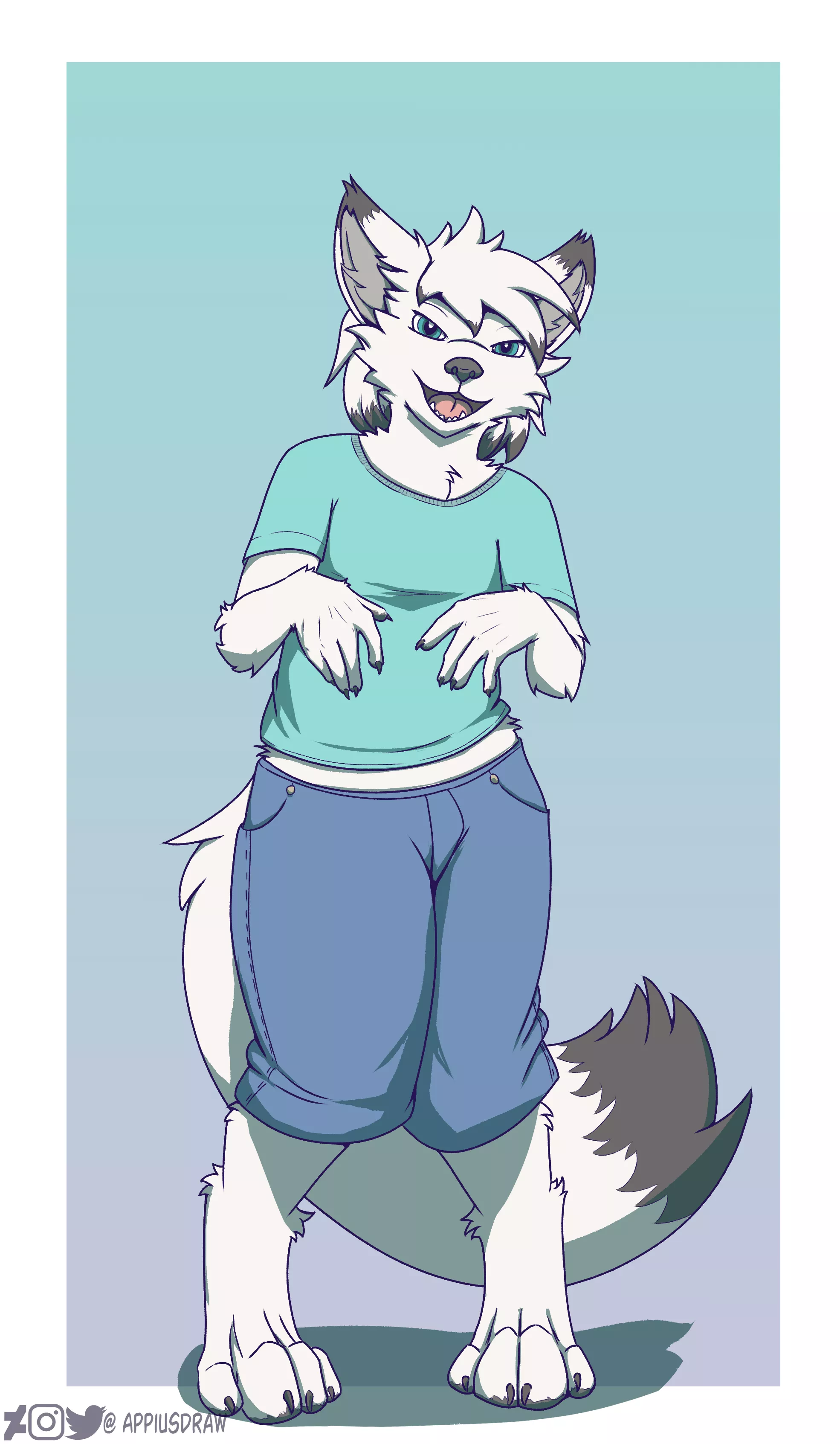 Vanilla the Arctic Fox (Art by Me)