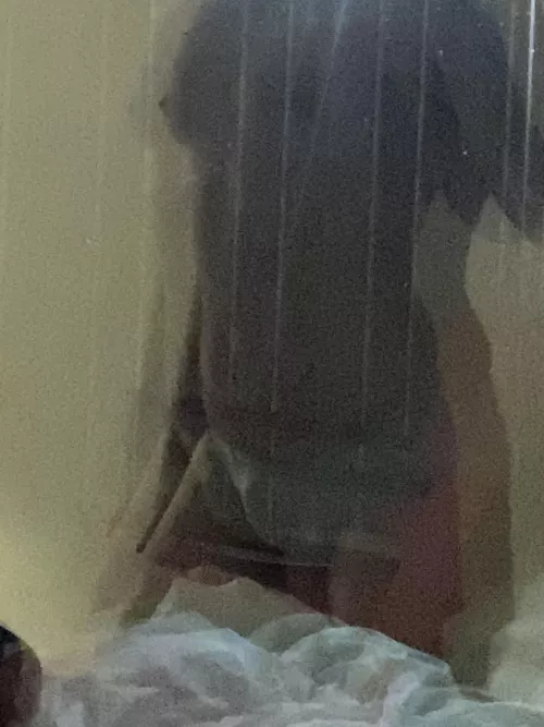 Window reflection. I hope my neighbors don’t see 🙈