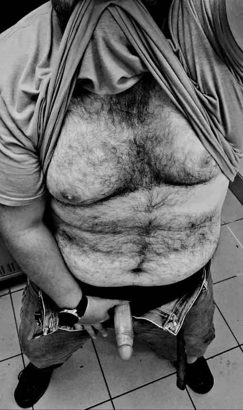 Winters definitely here. Time to get you a thick hairy guy to keep you warm in more ways than one.