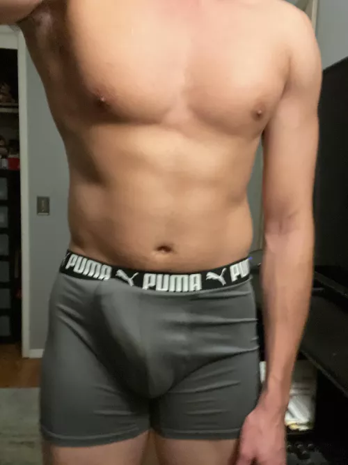 You can really see my entire cock outline in these underwear