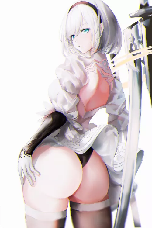 2B looks amazing in white (lielac)