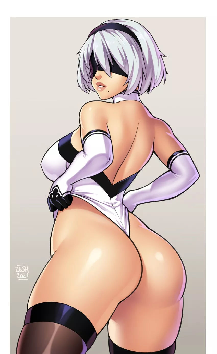 2B's perfect toned tush (zeshgolden)