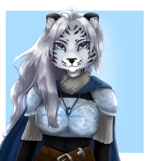 A commission I've finished for my dear regular! I still have to improve my armor-drawing skills hehe^-^