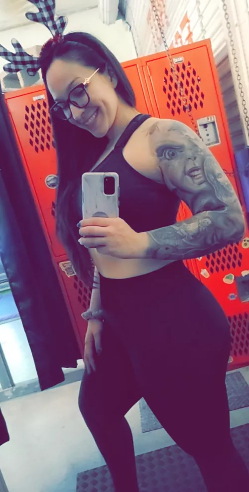 After a great arm workout