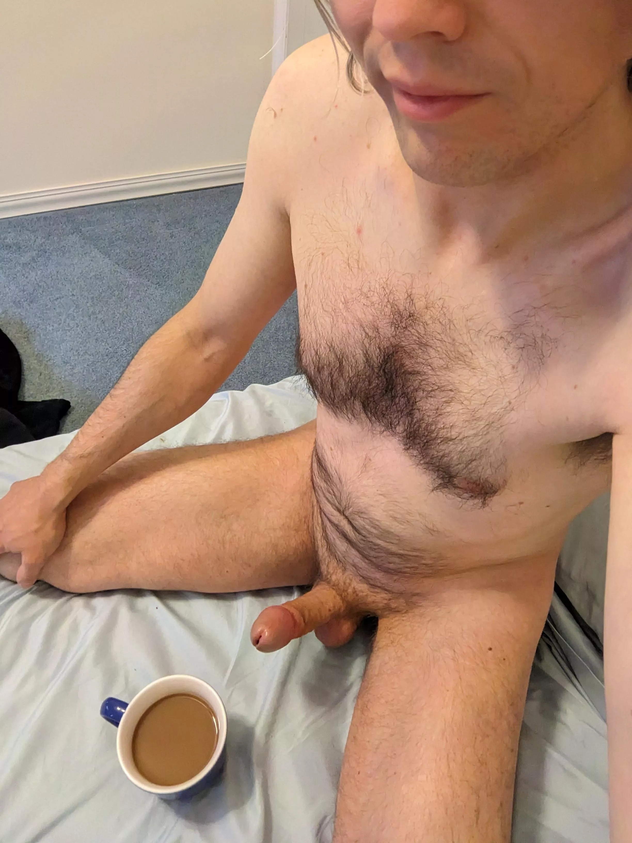 Do you have time for a cup of coffee before going to work?