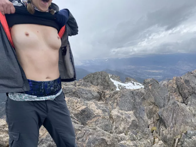 Fun on the mountain top