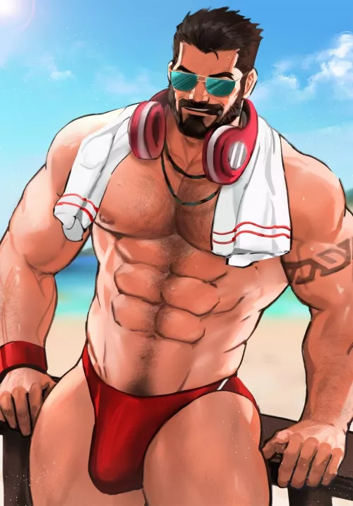 Graves at the beach [ drawn by Dopey_(dopq) ]