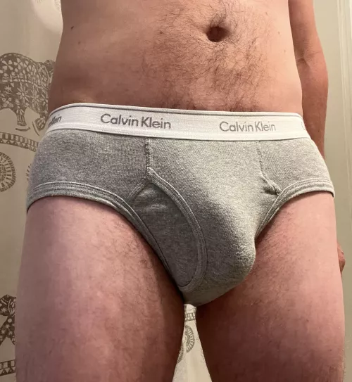Gray briefs on a gray day