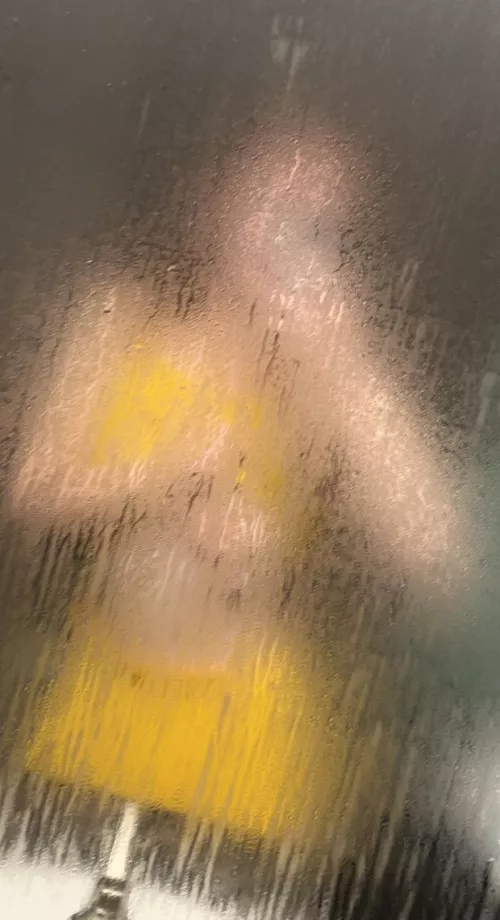 I bet you wish the mirror wasn’t so steamy 😏