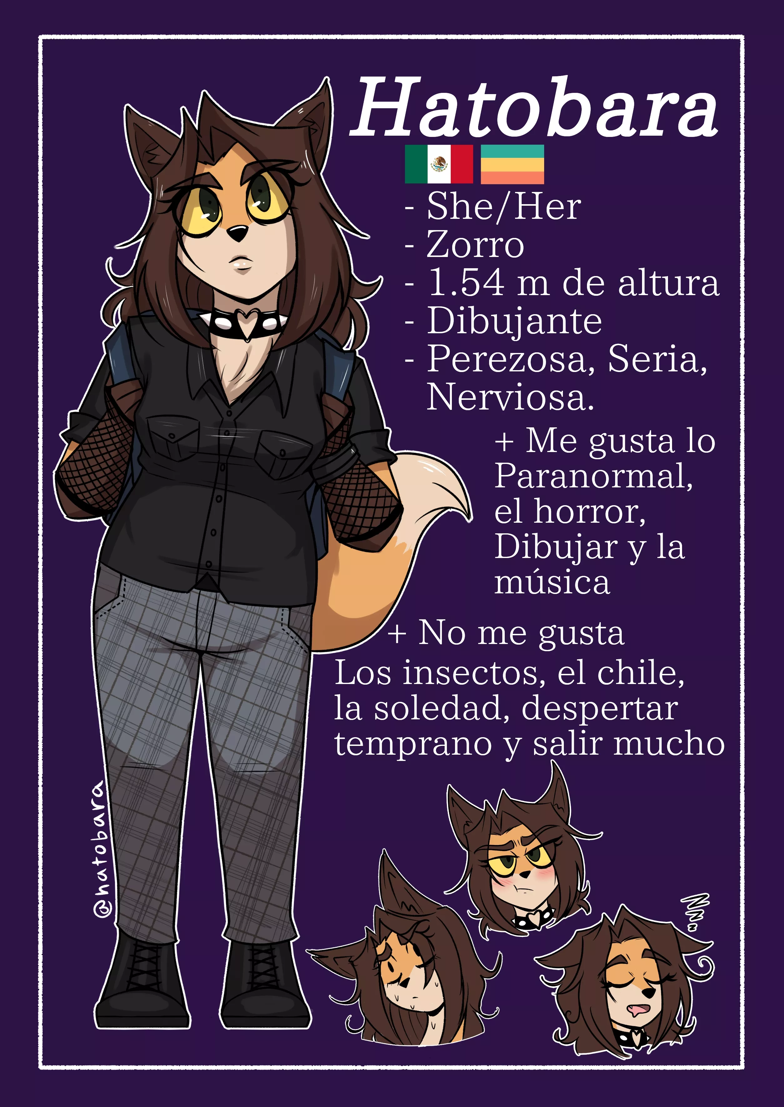 i just wanted publish My fursona, sorry if is on Spanish, My English is still pretty awful jeje