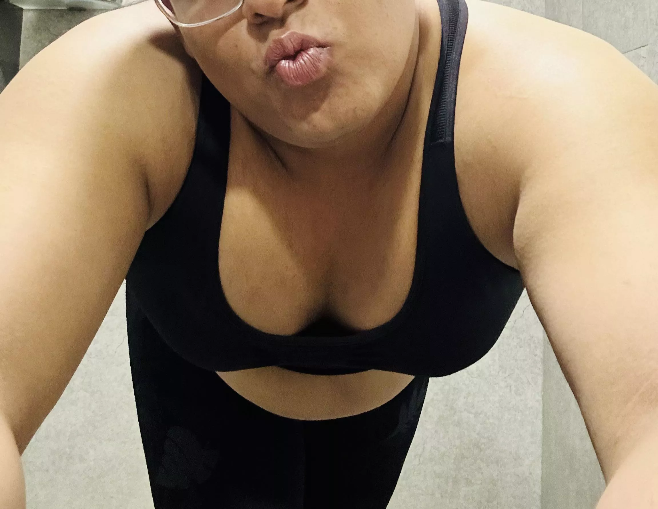 I love my new training bra and yoga pants