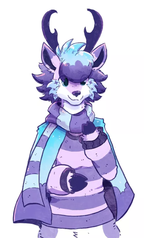 I made a new deer sona! Their name is Flurry