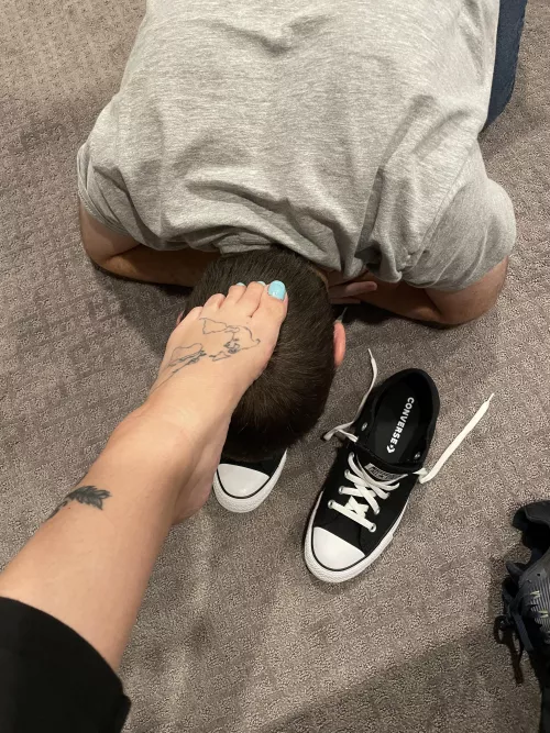I’m going to hold your face down and smell my shoes 😈