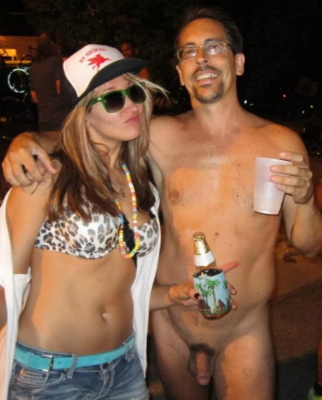 I'm usually always naked at parties. My friends are pretty used to it by now.