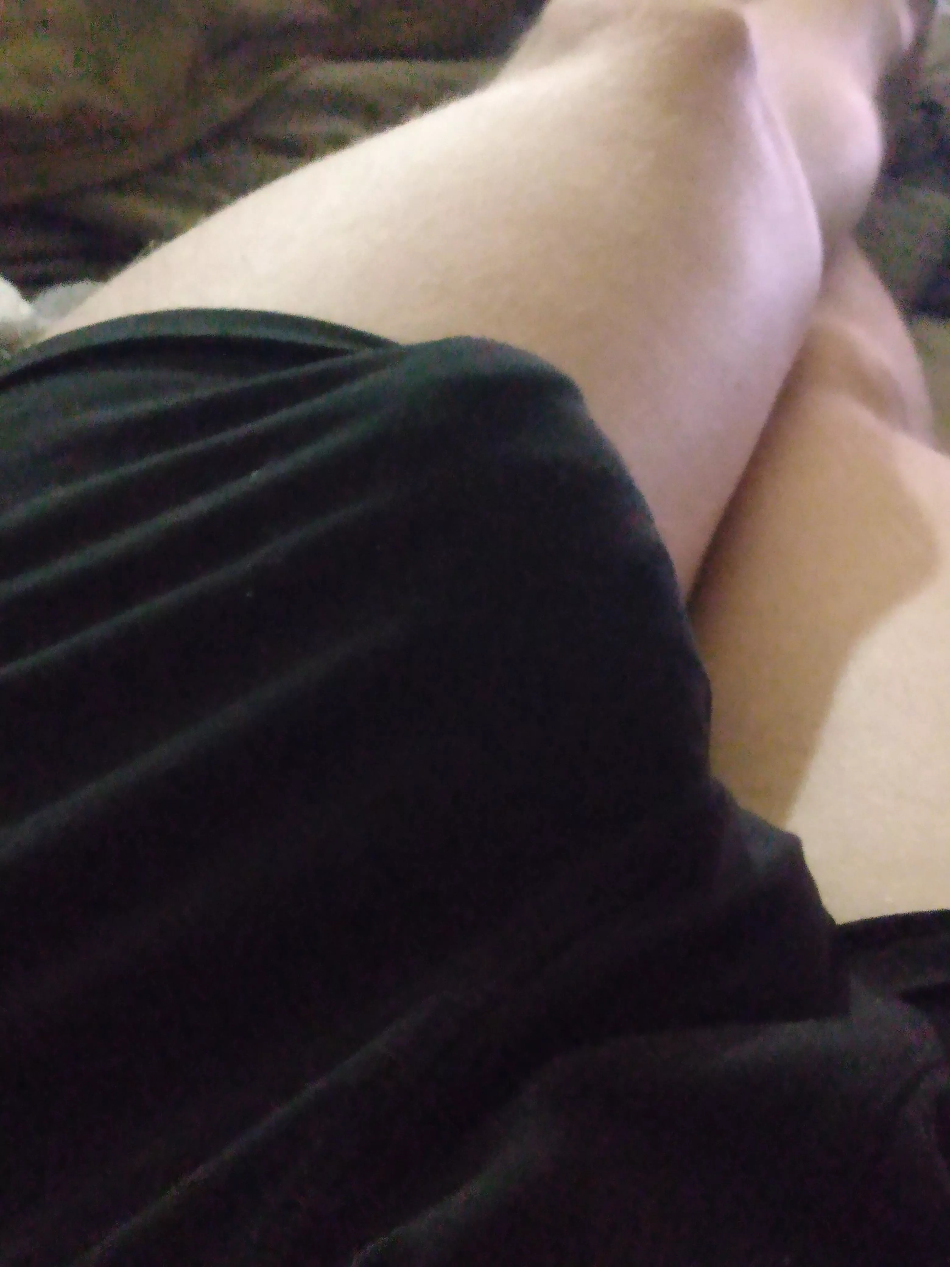 I've been rubbing it for five minutes now.