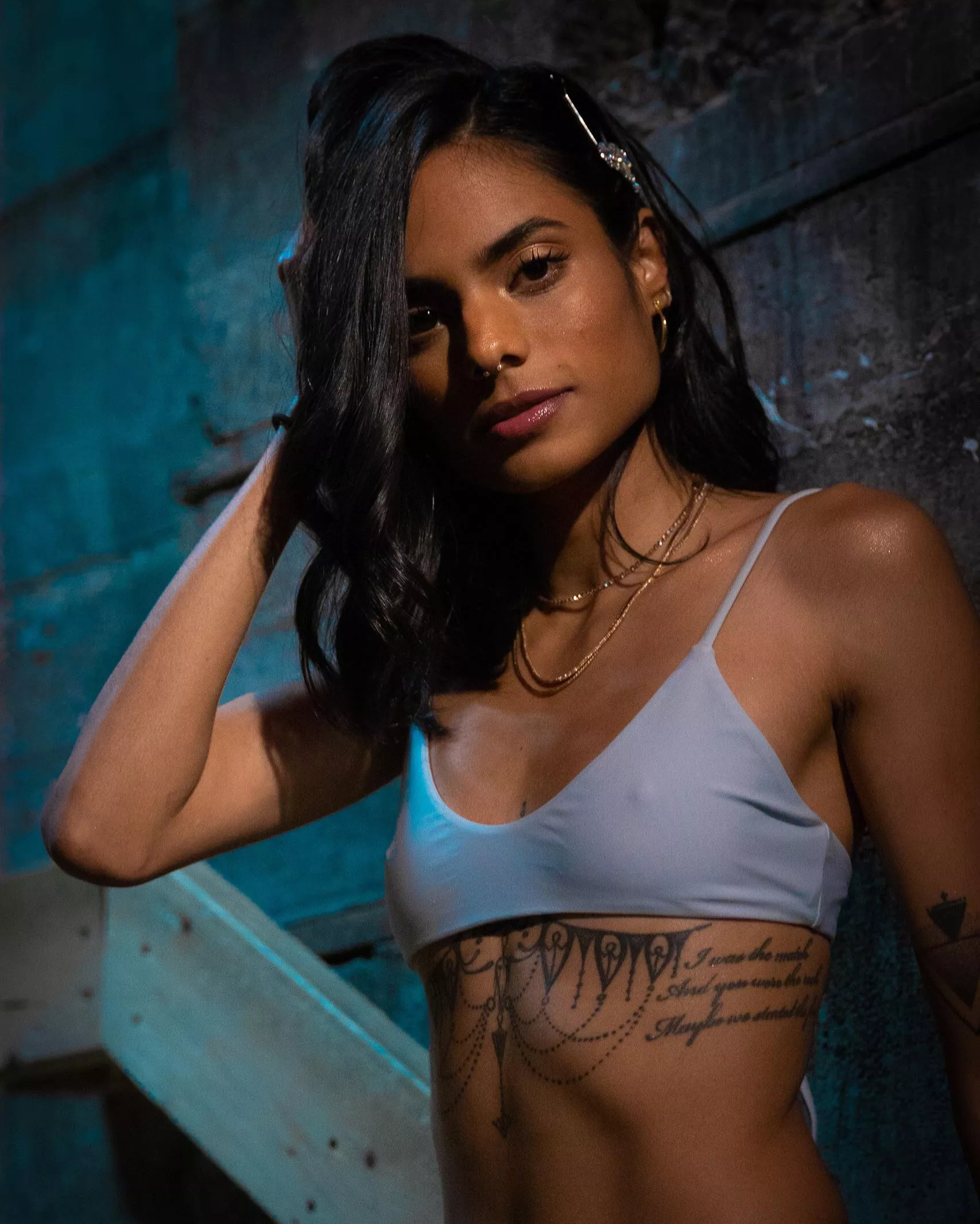 Just doing girlie things