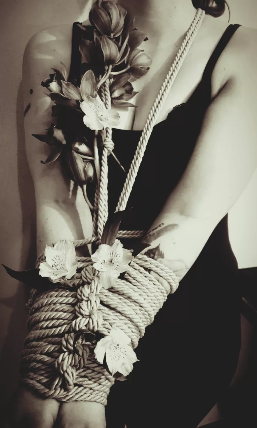 just ropes flowers and a nice afternoon