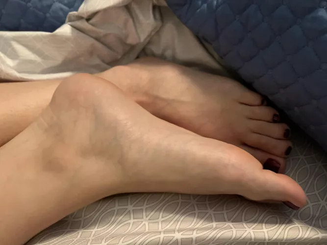 Just waking up...morning feet...
