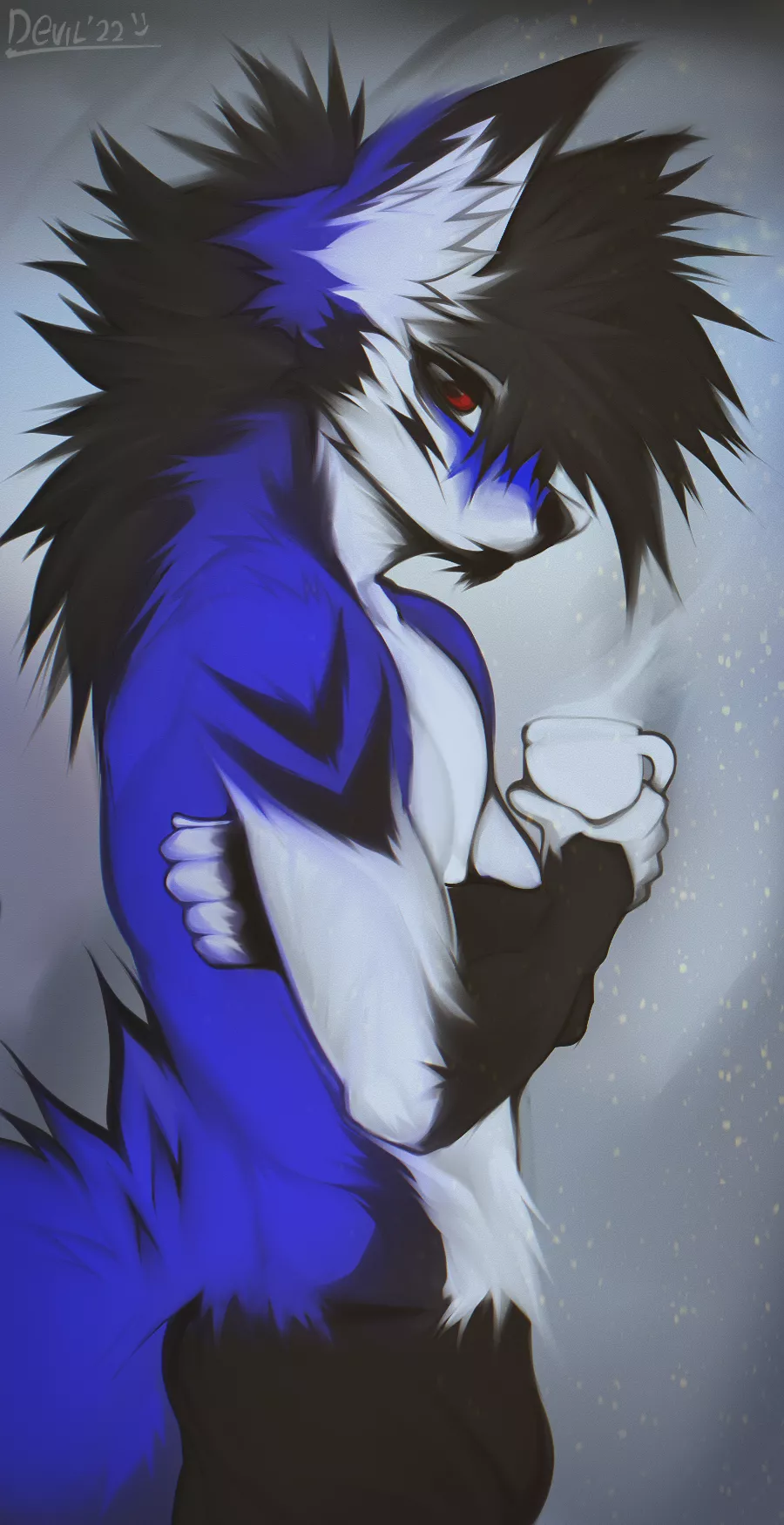 Kane💙 (Art by me) @/devilfurryart on twitter