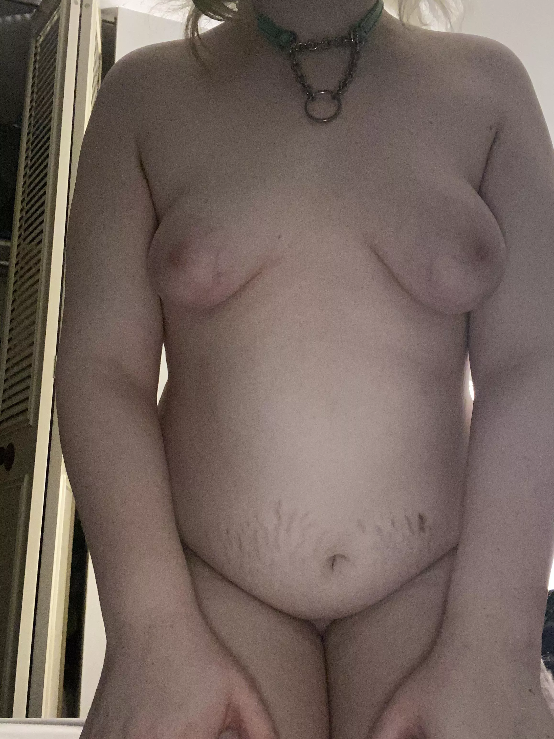 kneeling and waiting for you