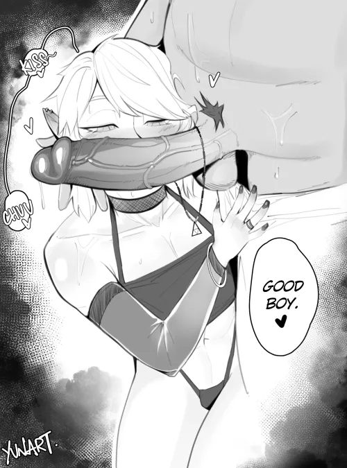 Link is an obedient little twink (YunaArt)