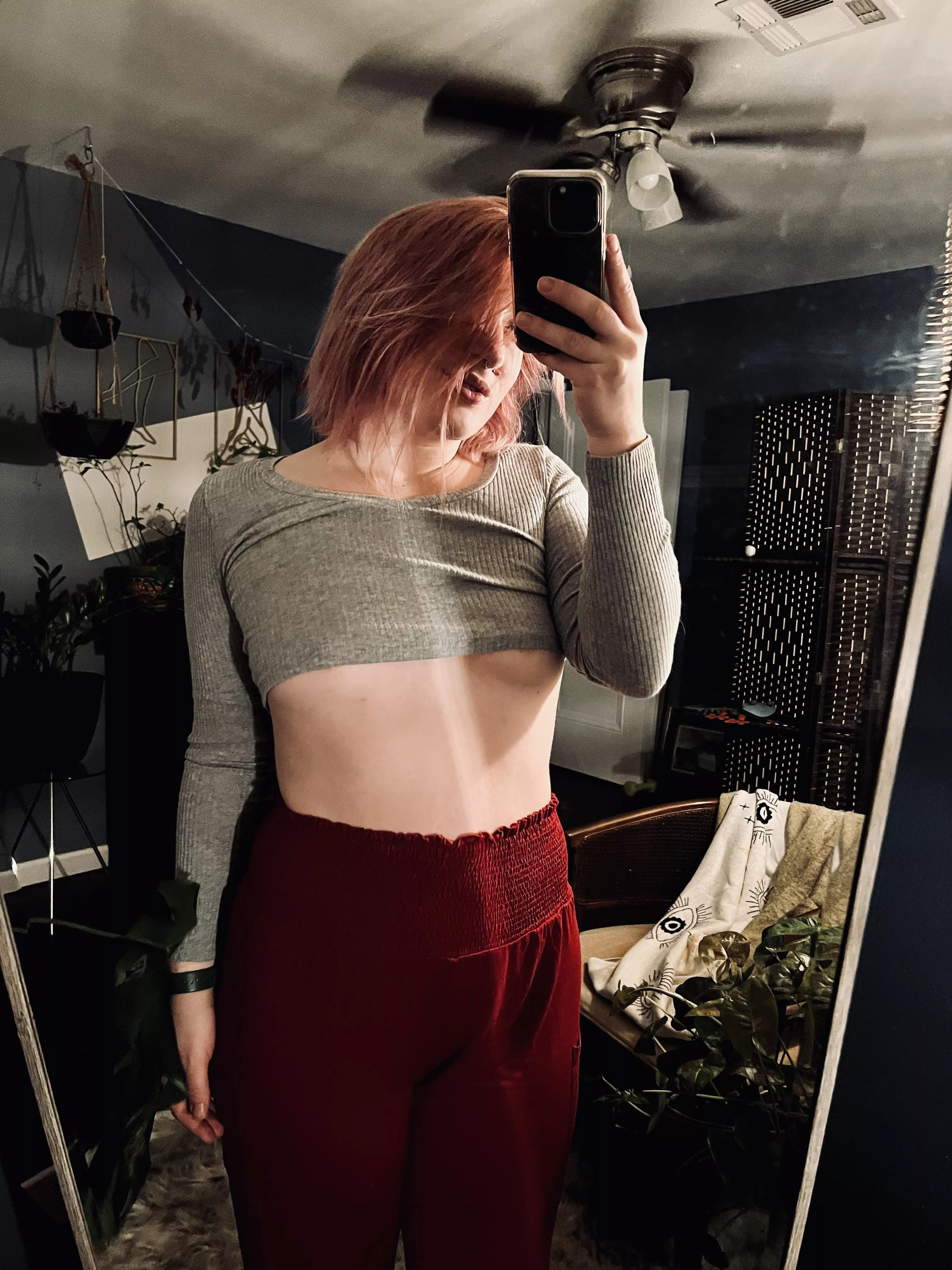 Little tits means little under boob