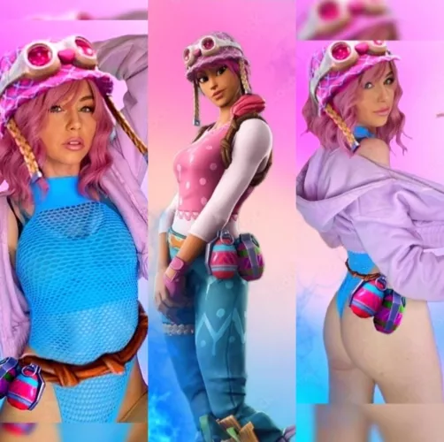 me as Diana Fortnite (OC)