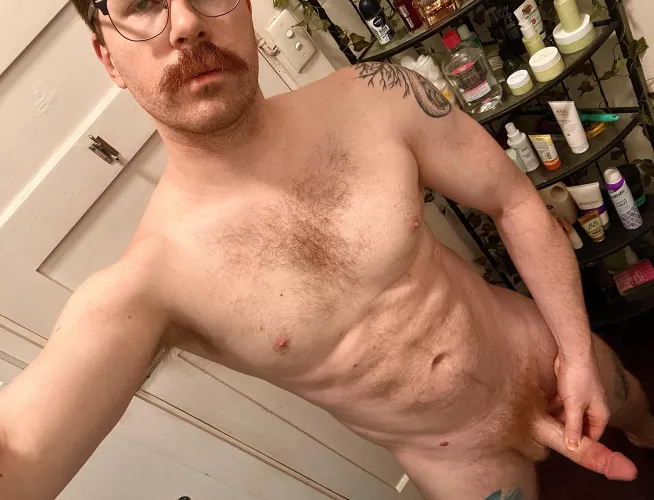 My moustache is there to be ridden!