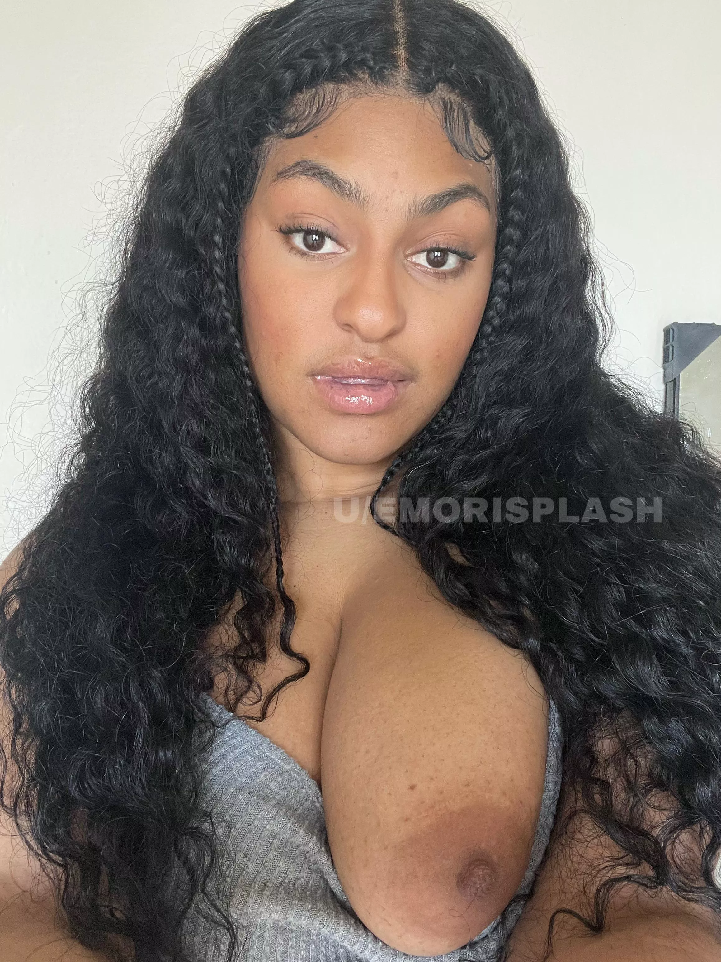 My tits so big my whole titty slipped out