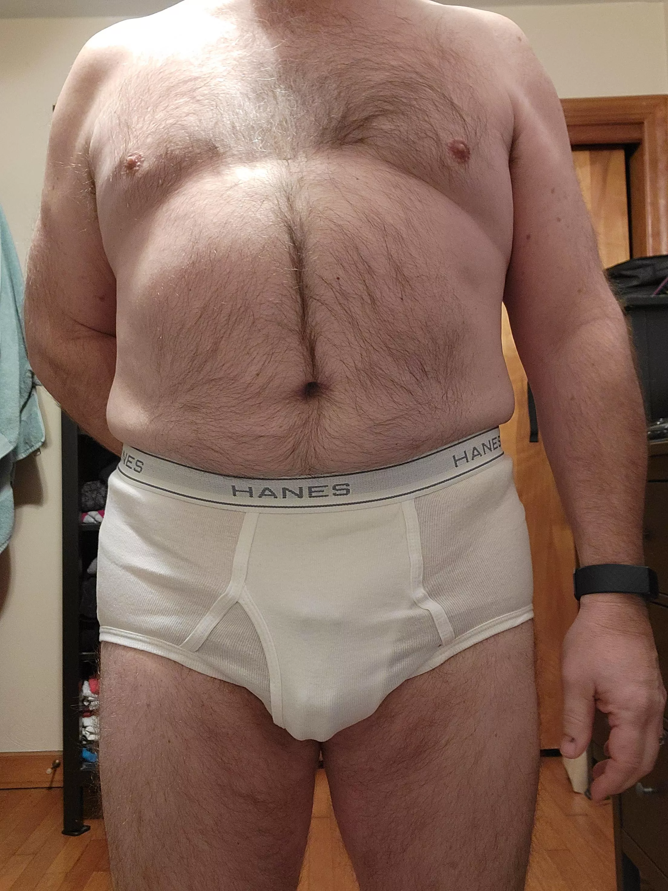 New hanes. These are size medium, need to get size small.