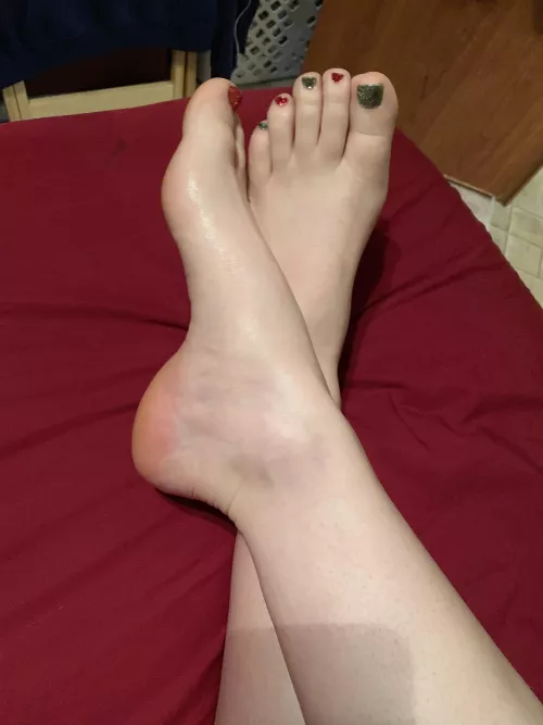 Painted for the holiday season.