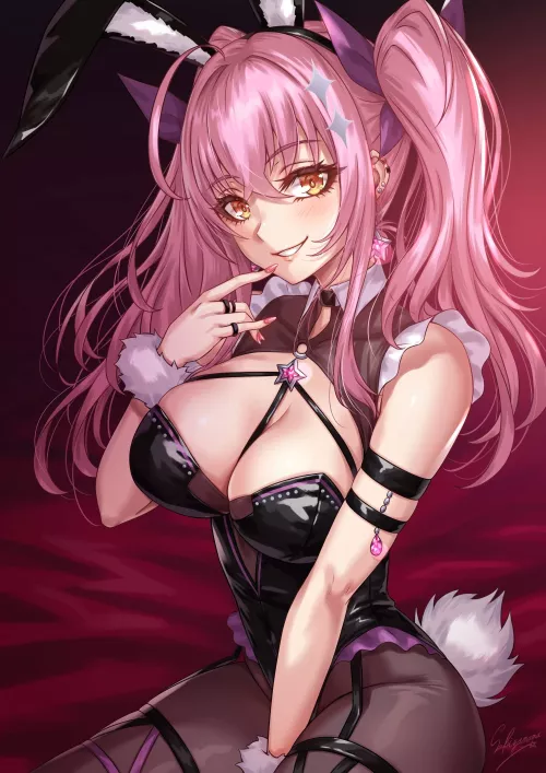 Pink Succubus Bunny Girl