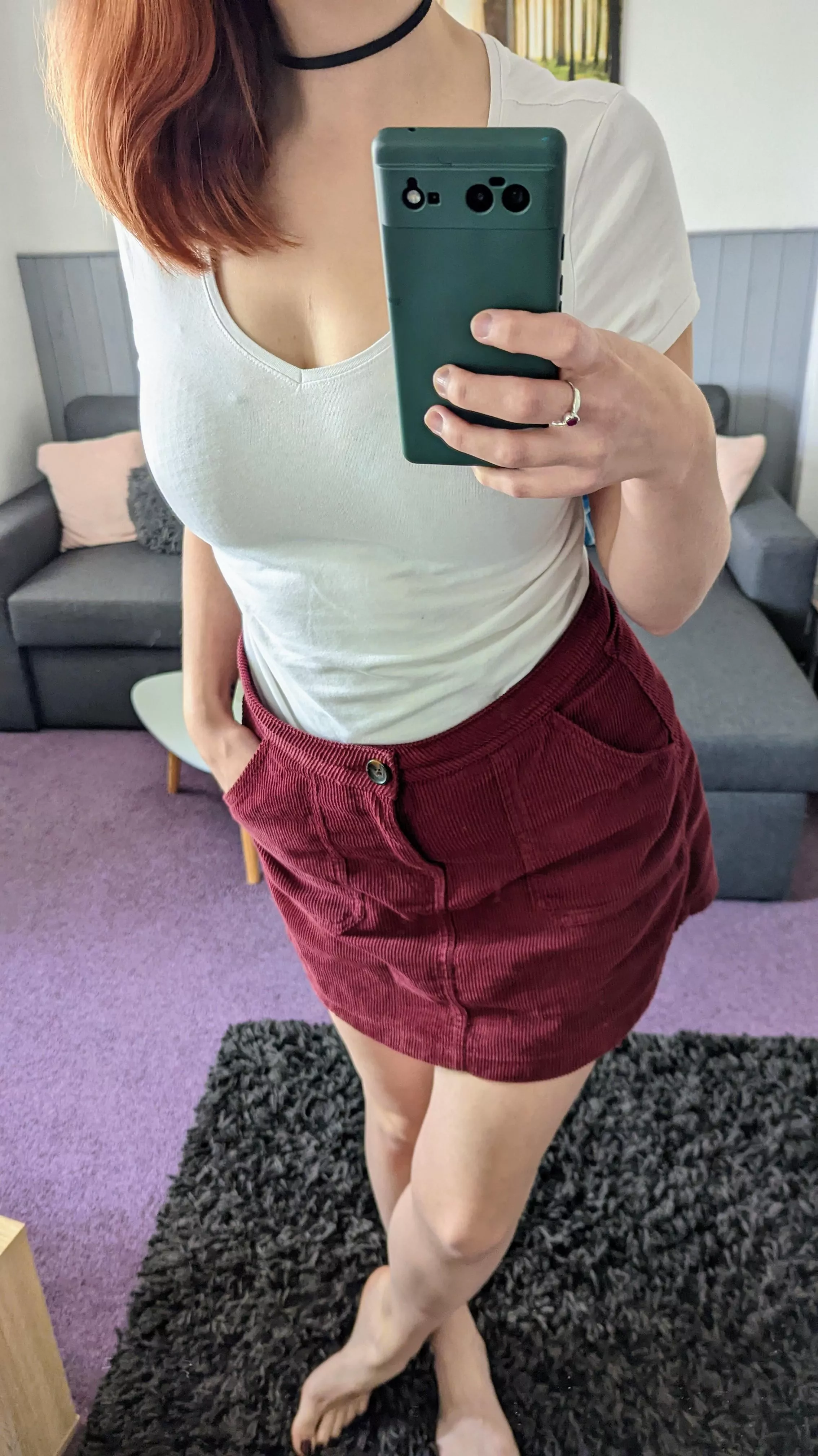 POV: I turn up to class wearing this (f)