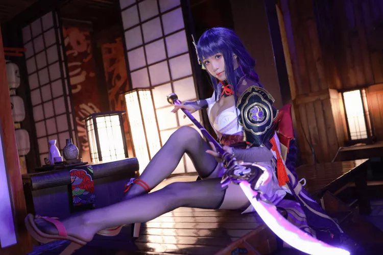 Raiden Shogun (Genshin Impact) by Aqua