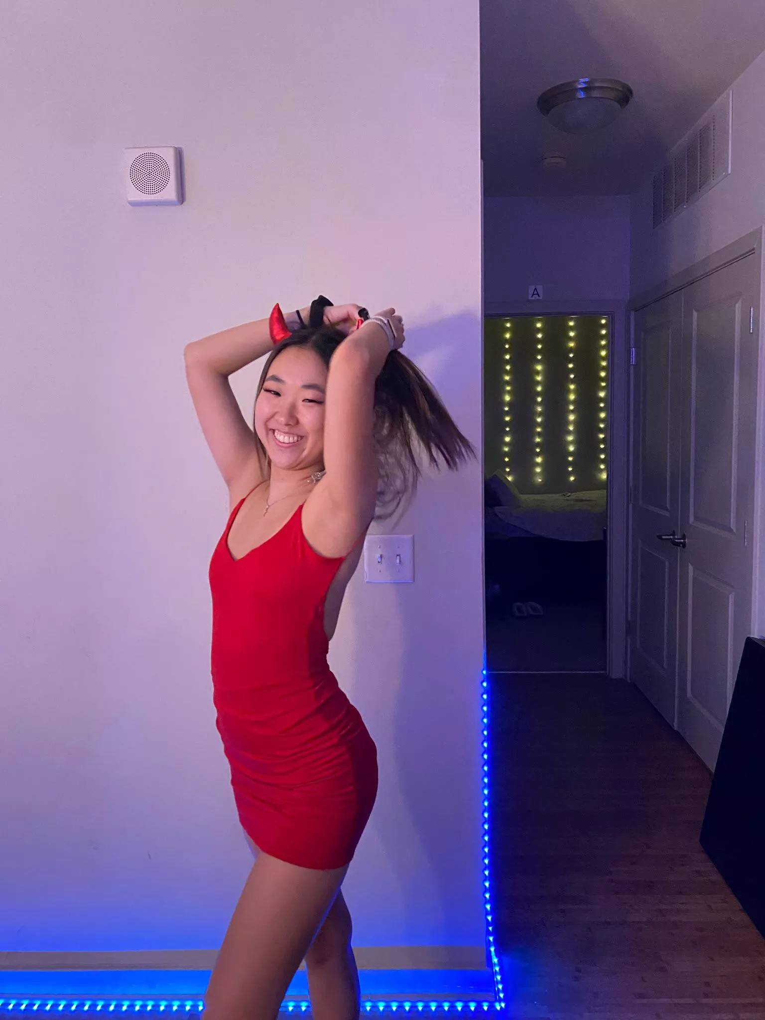 Red dress