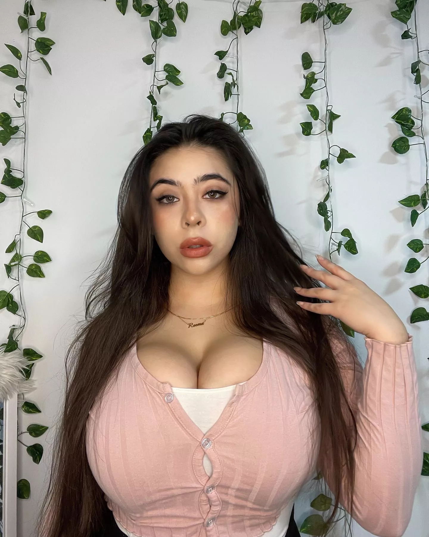 She's putting those buttons to the limit