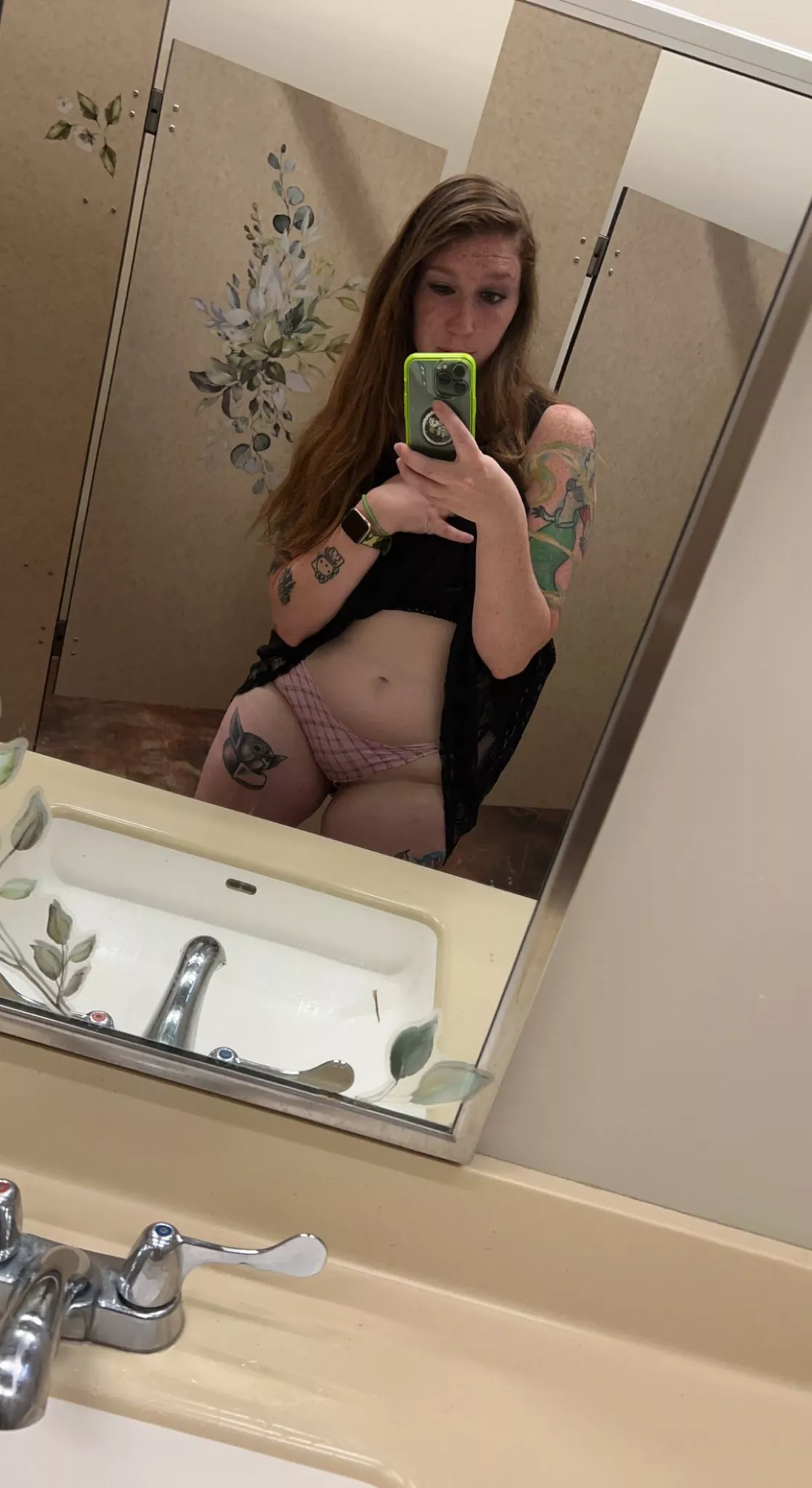 Sneak peek under my skirt