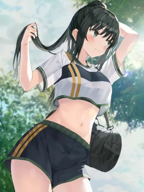 Sports gear midriff