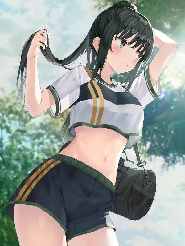 Sports gear midriff