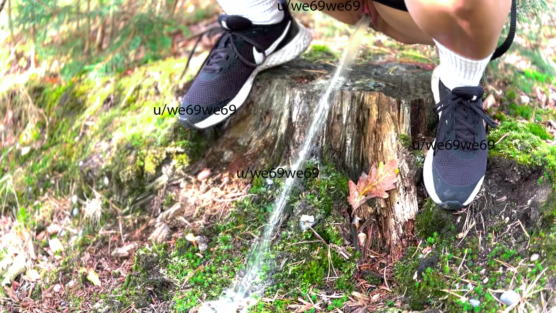 Take a golden shower outdoor :-)