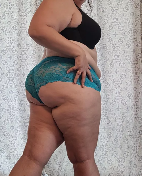 thick thighs and a big booty. a powerful combination