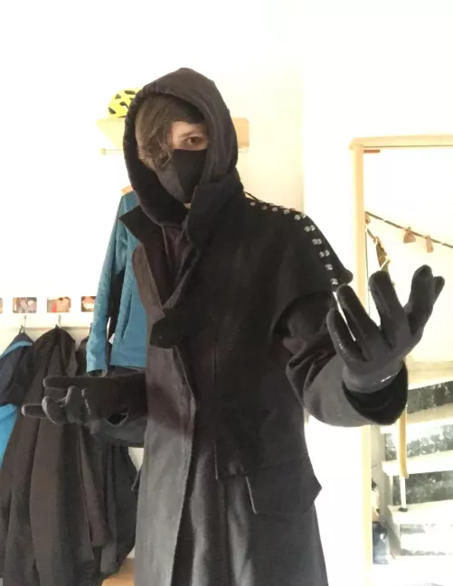 This moment when you want to look like a villain but are also a femboy