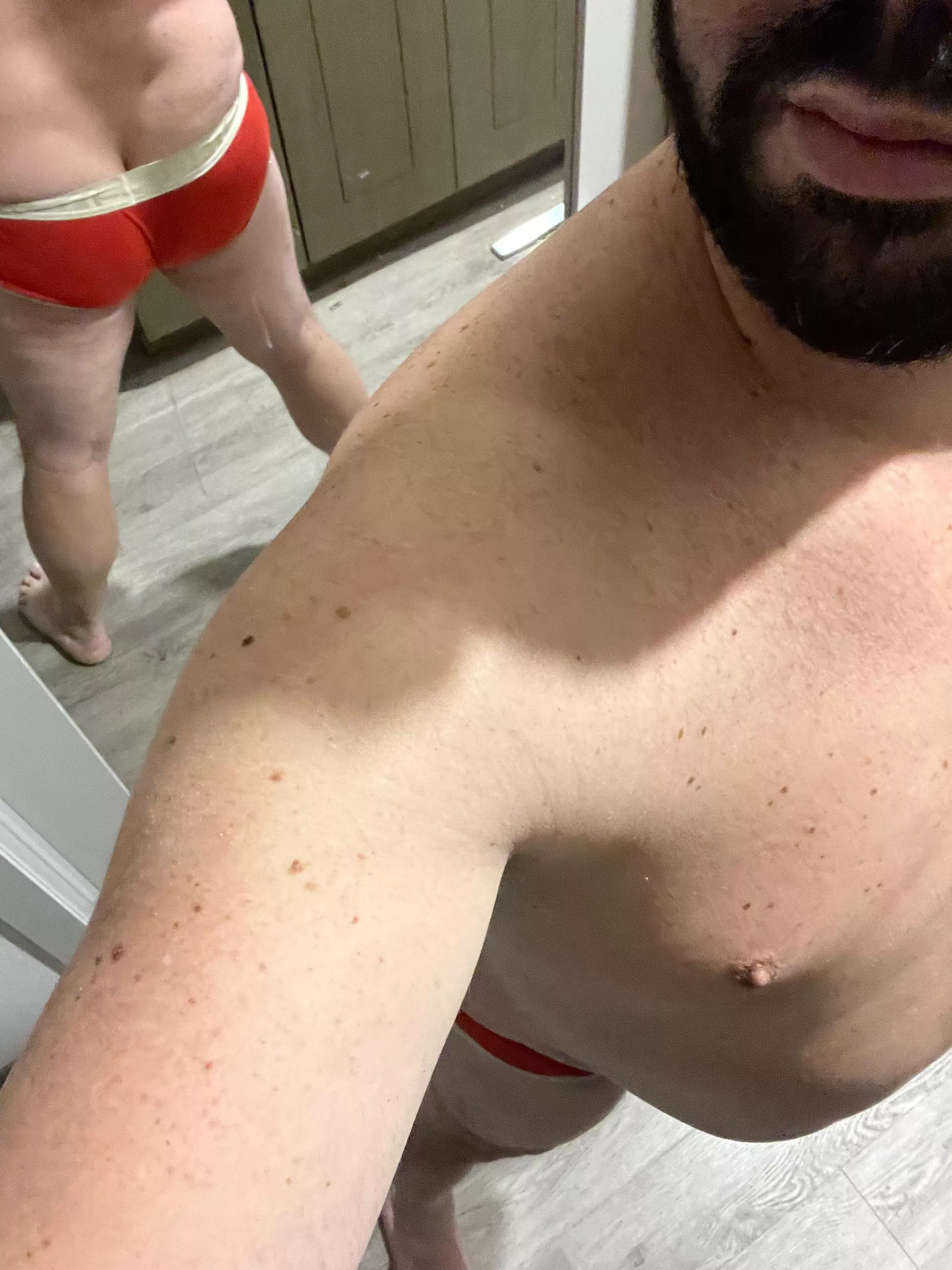 Wearing a brief today