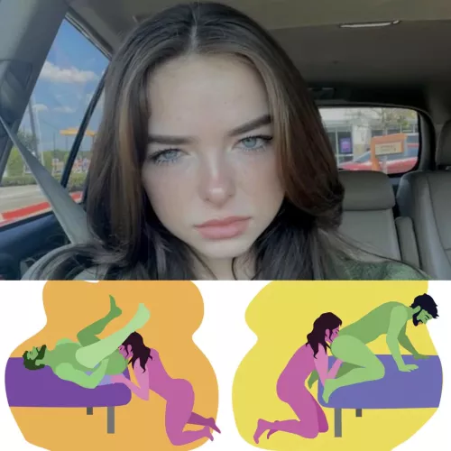 Which position would you want Sara Carew to eat you out in