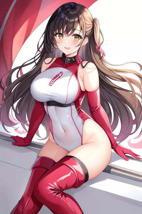 White/Red Race Queen