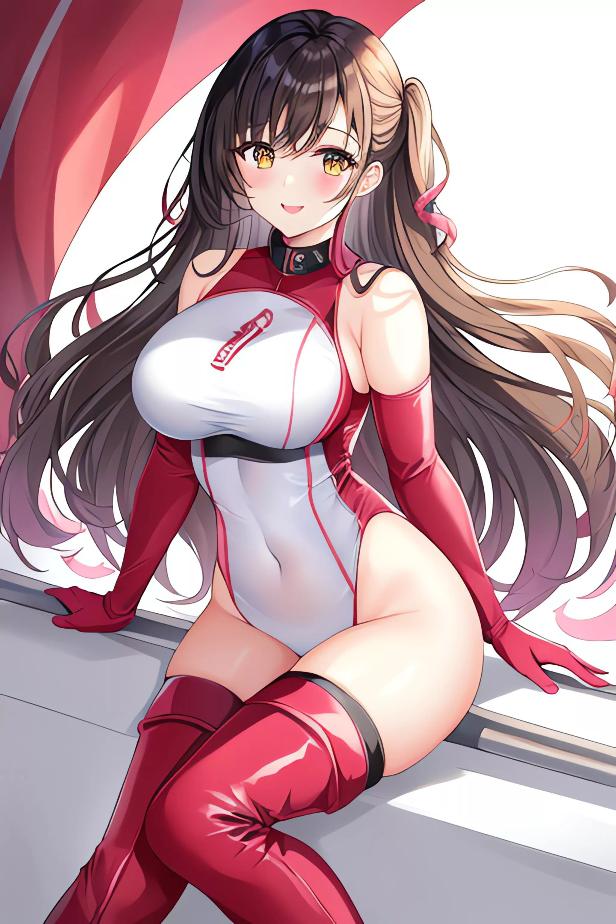 White/Red Race Queen