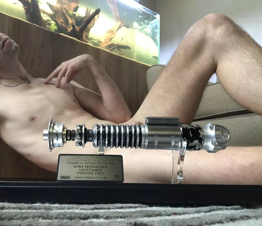 Who wants to play with my lightsaber?