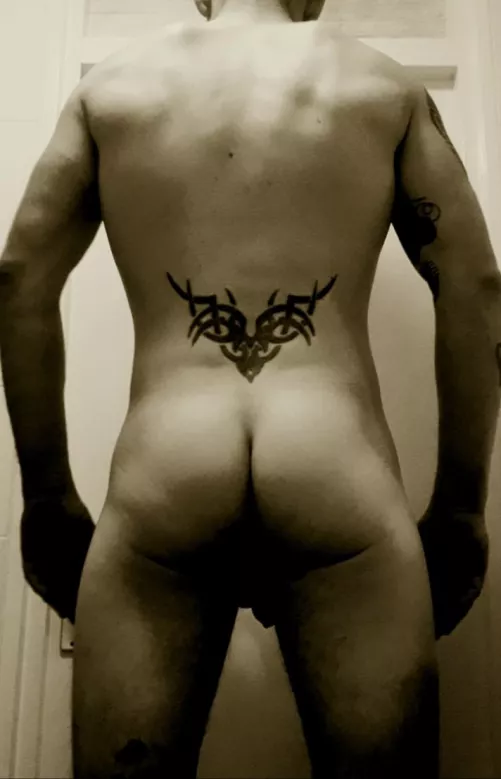 Working on my backside.