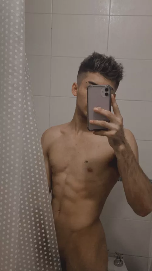 (23) Wanna hop in the shower with me? I like it better when it's you scrubbing me bro