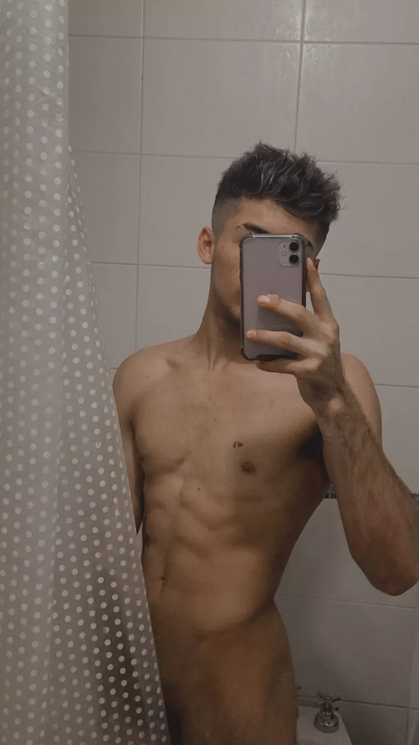 (23) Wanna hop in the shower with me? I like it better when it's you scrubbing me bro